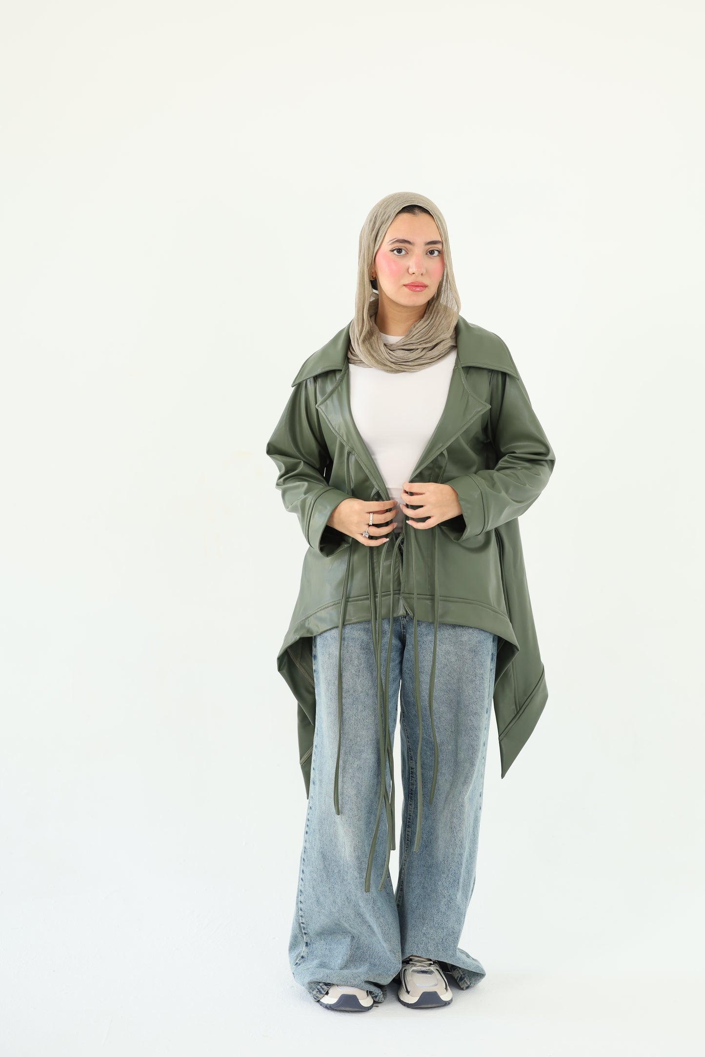 Short Olive Jacket