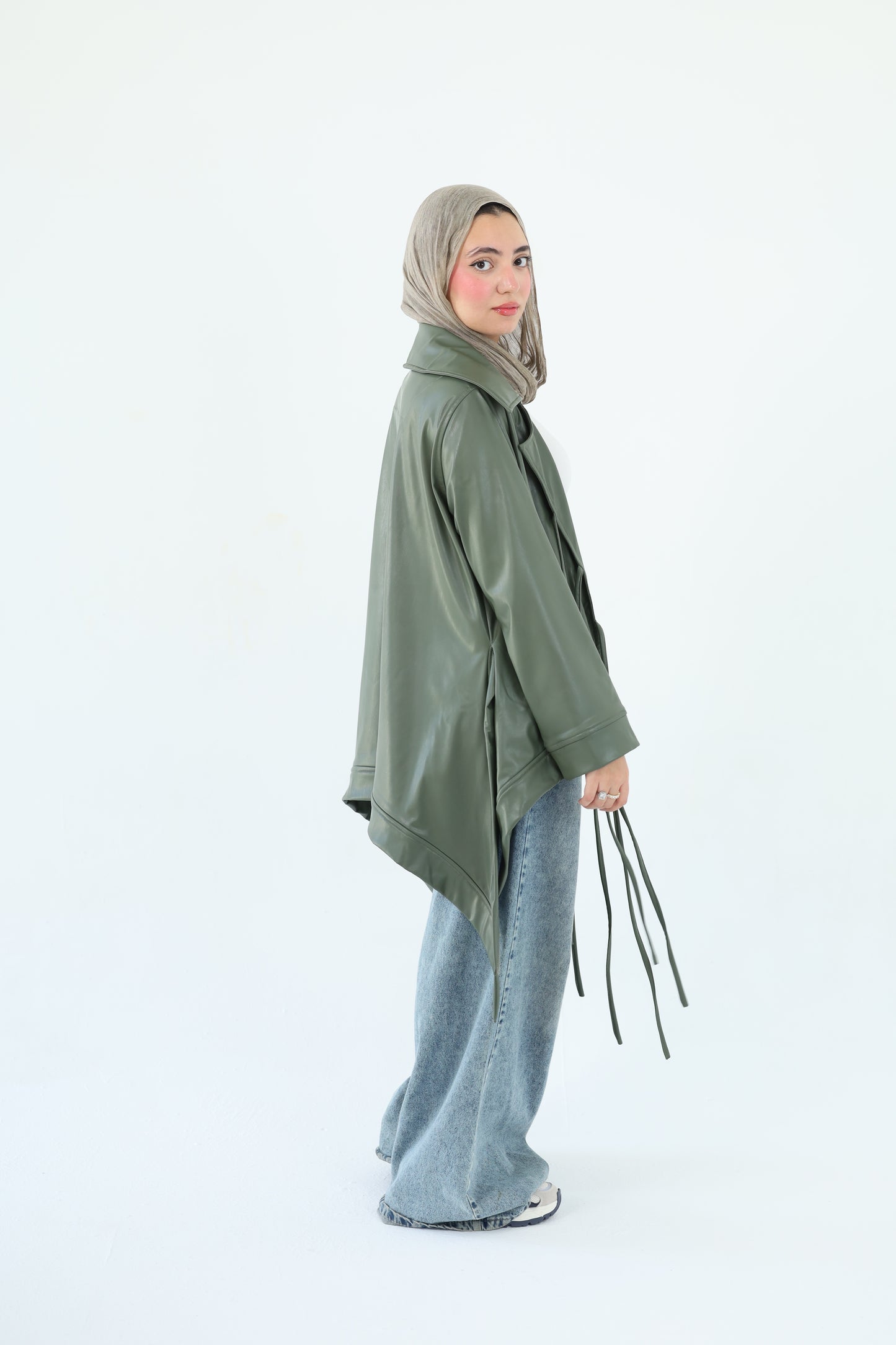 Short Olive Jacket