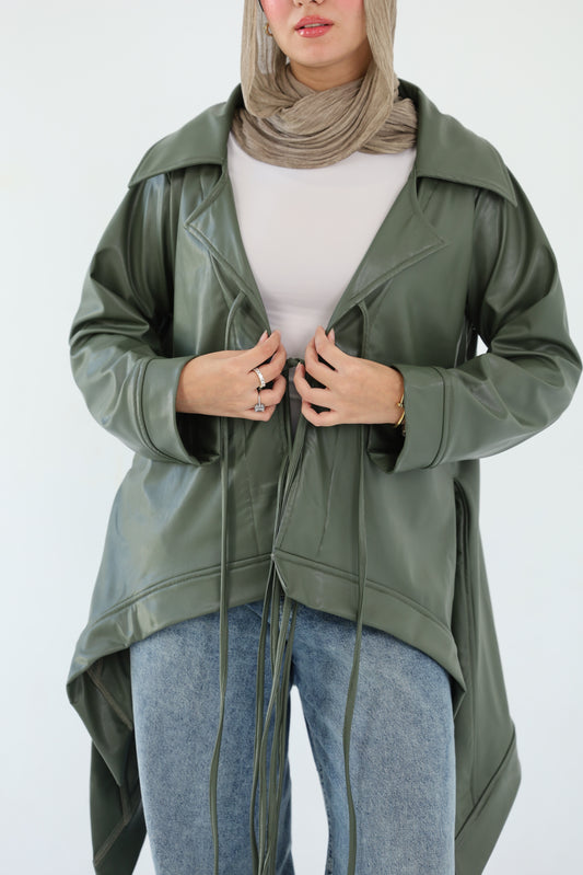 Short Olive Jacket