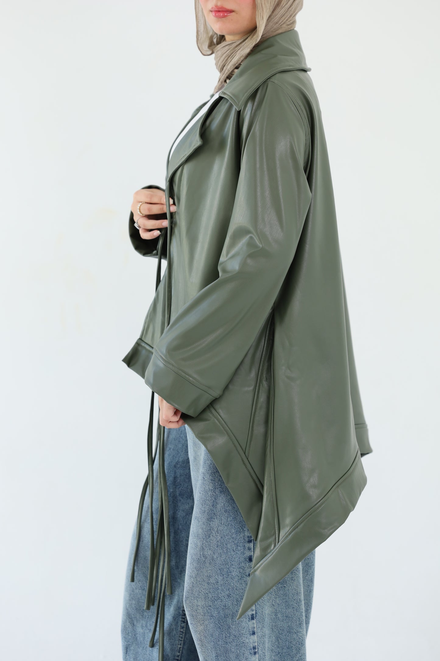 Short Olive Jacket