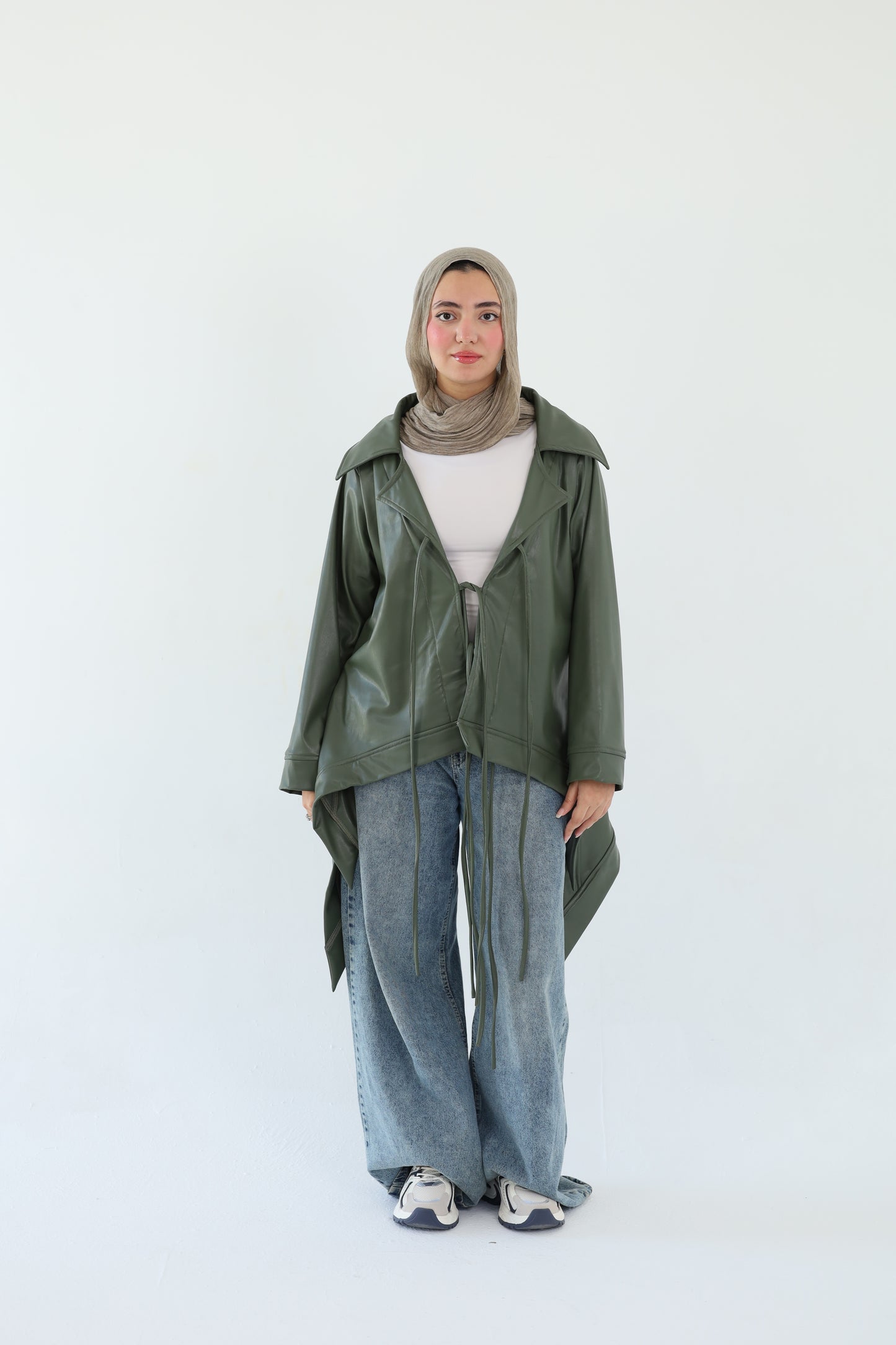 Short Olive Jacket