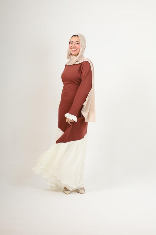 Dafaa Dress – Terracotta
