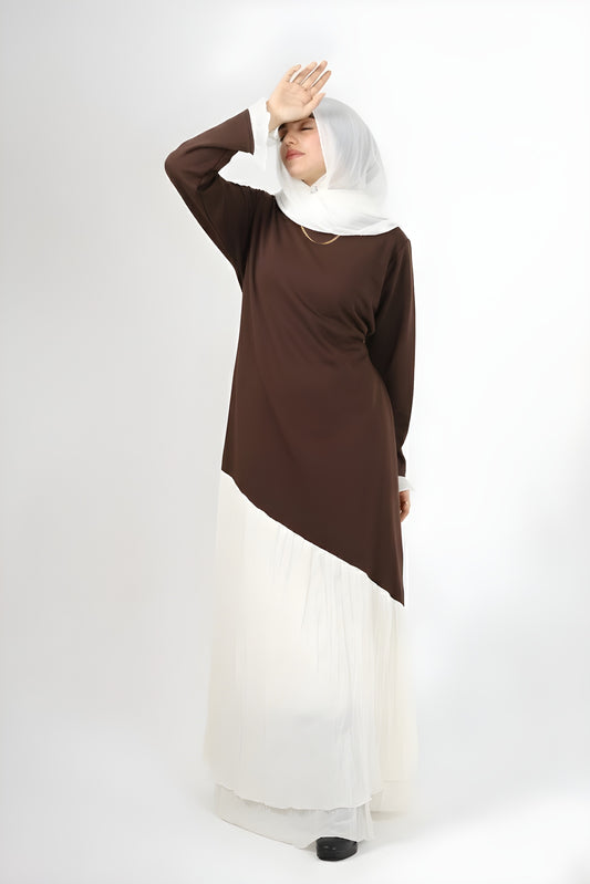 Dafaa Dress – Brown