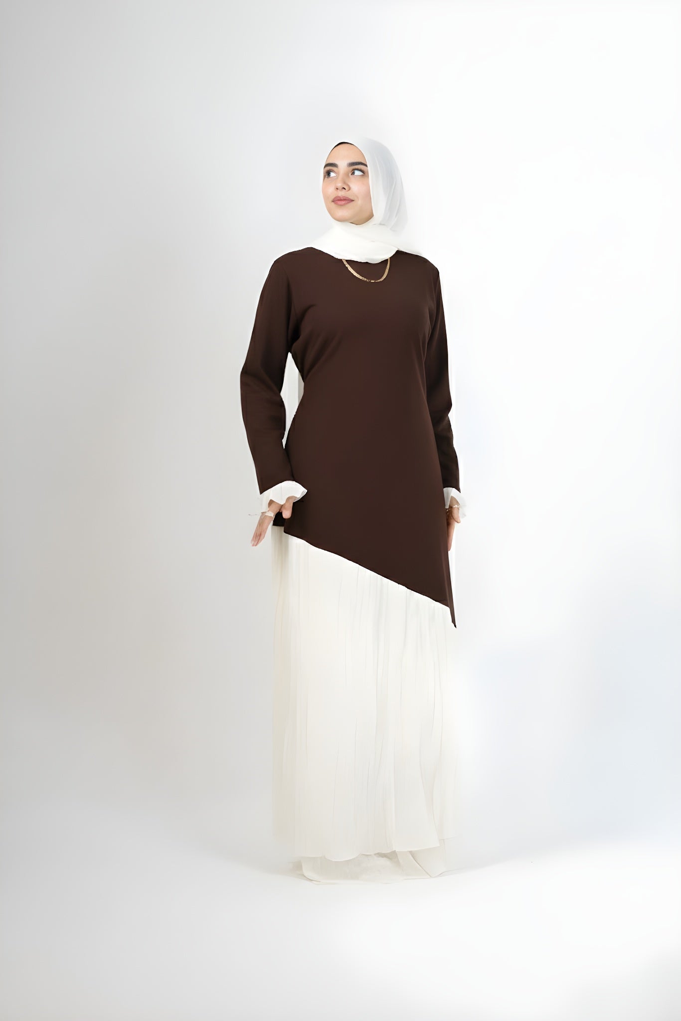 Dafaa Dress – Brown