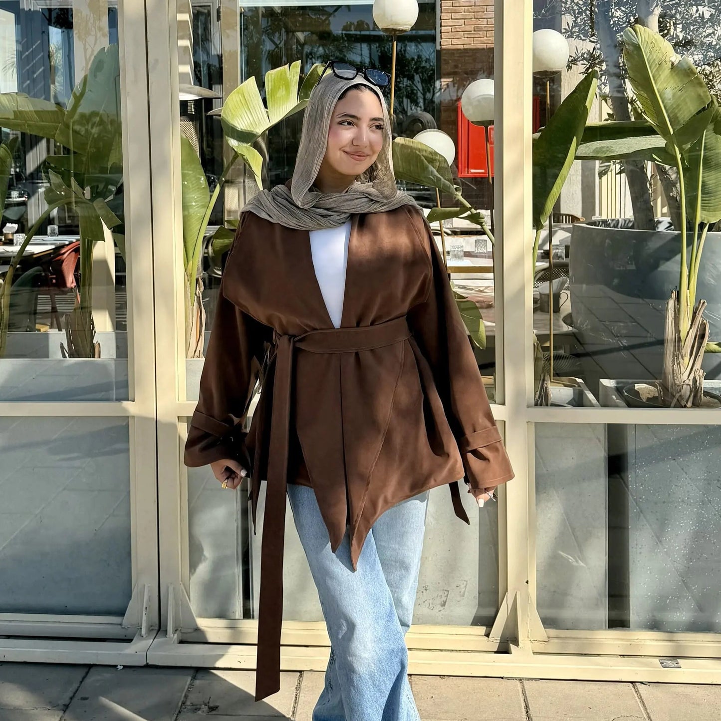 Aura Jacket - Café Brown