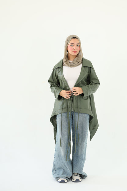 Short Olive Jacket