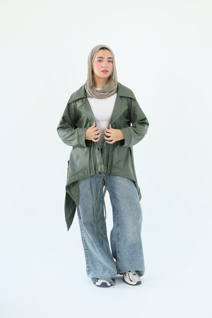 Short Olive Jacket
