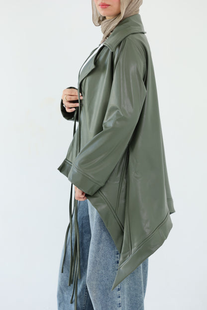 Short Olive Jacket