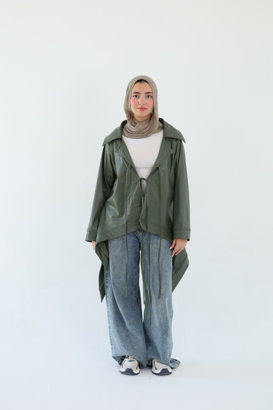 Short Olive Jacket