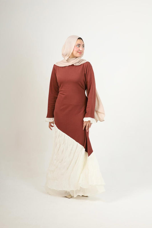 Dafaa Dress – Terracotta