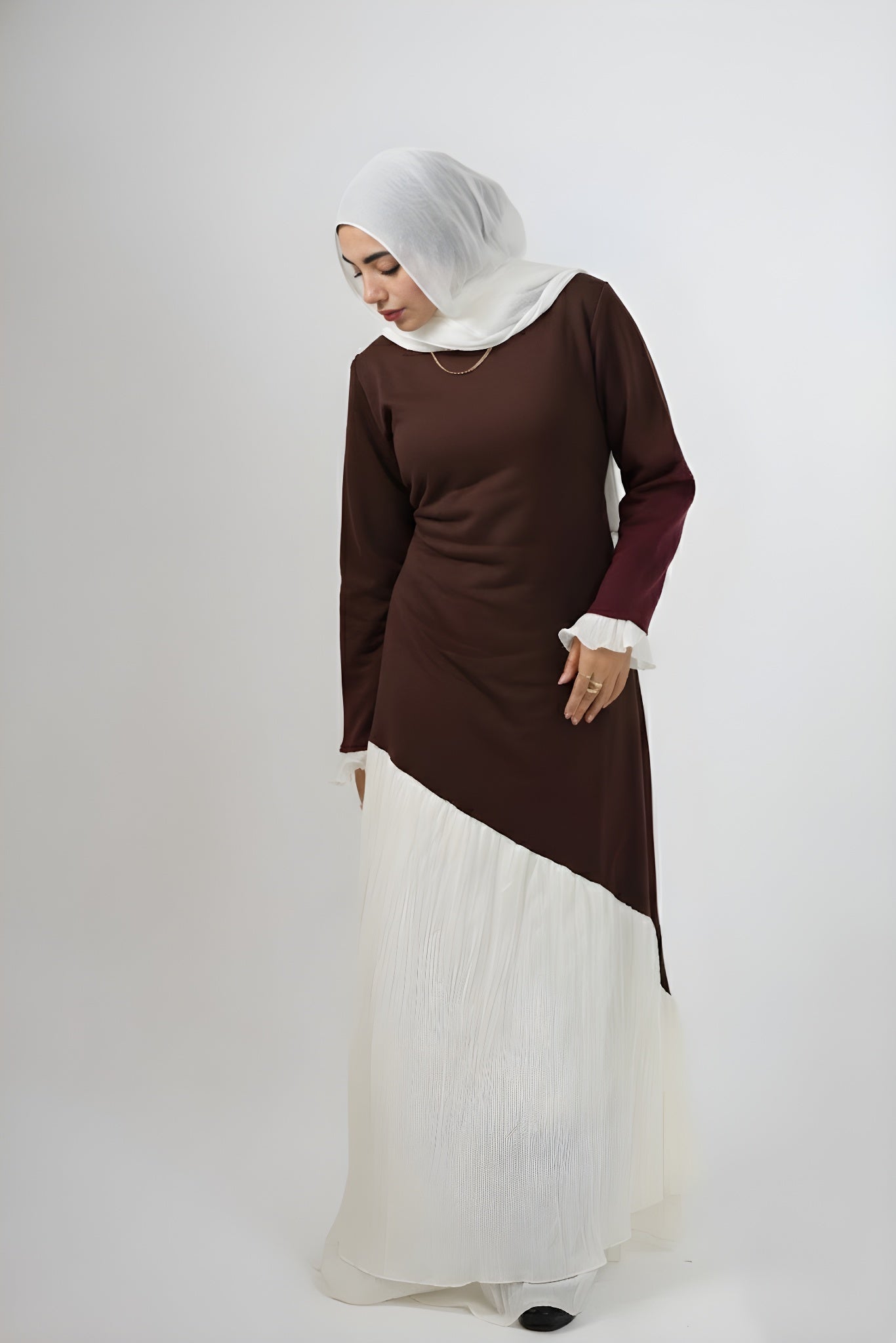 Dafaa Dress – Brown