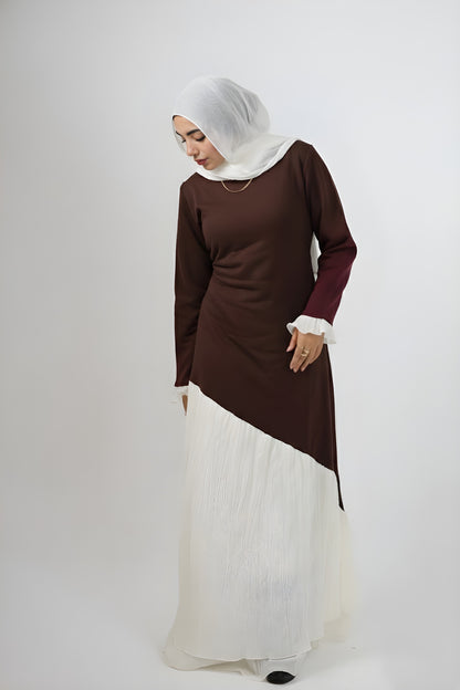 Dafaa Dress – Brown