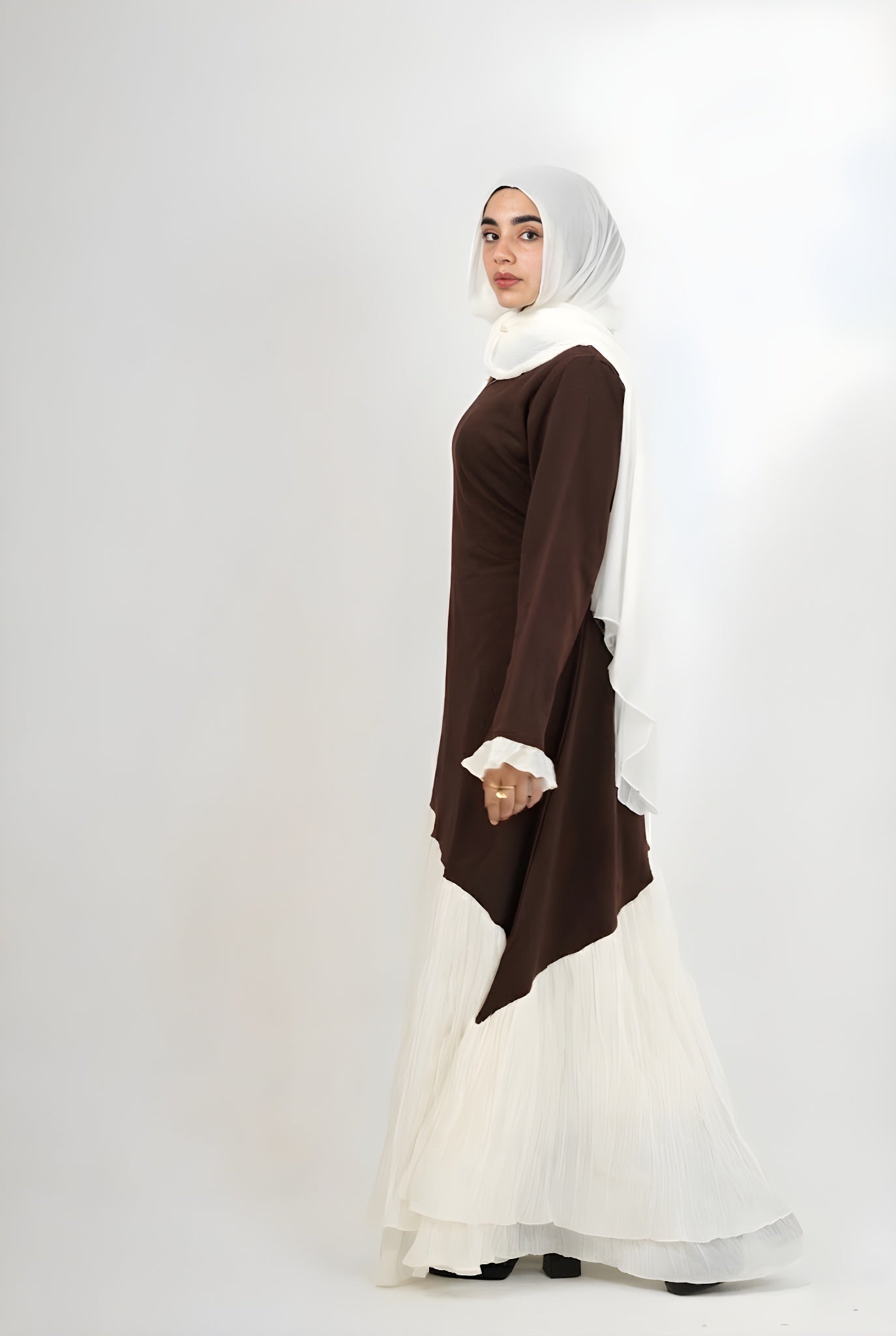 Dafaa Dress – Brown